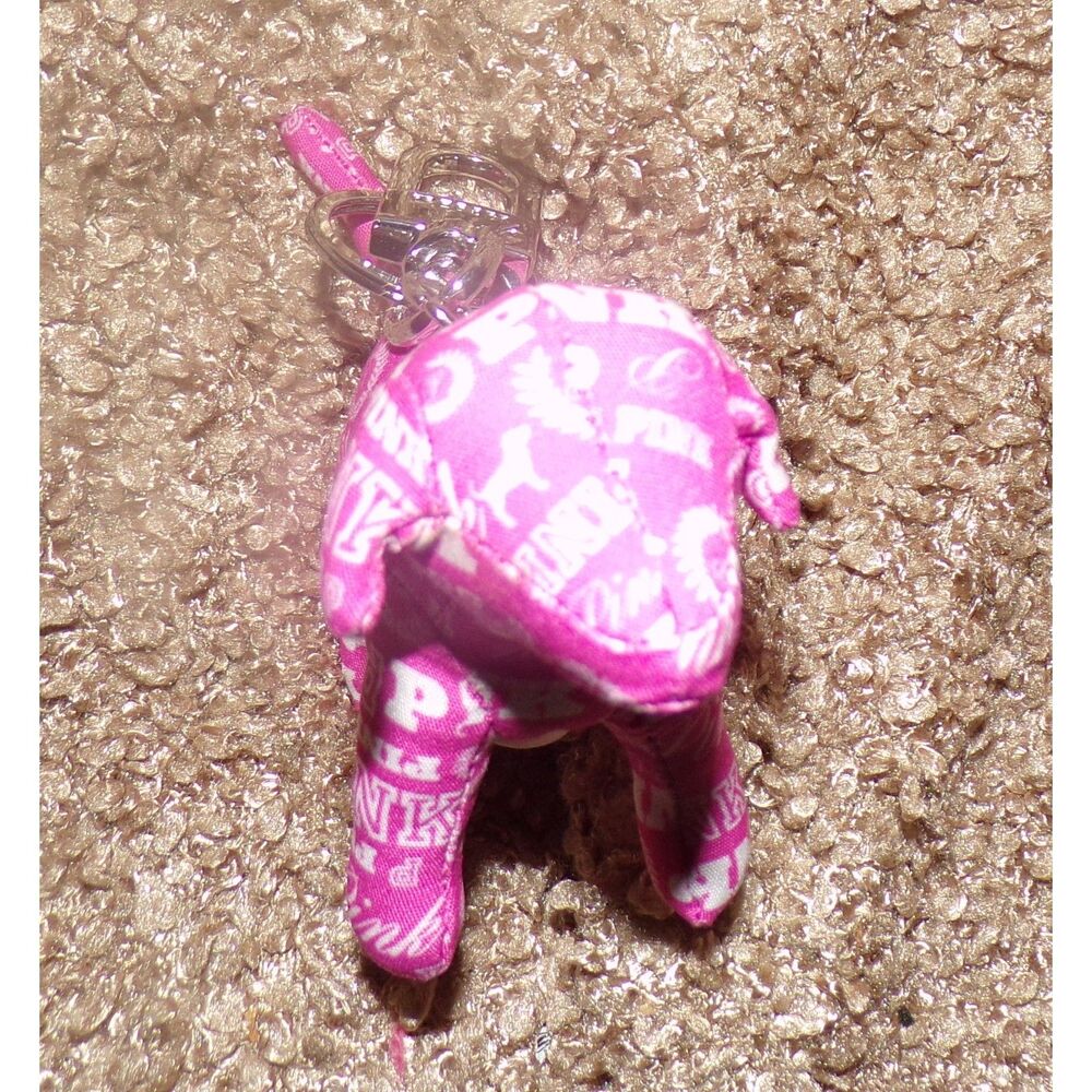 Pink Victoria's Secret dog keychain - Picture 2 of 2